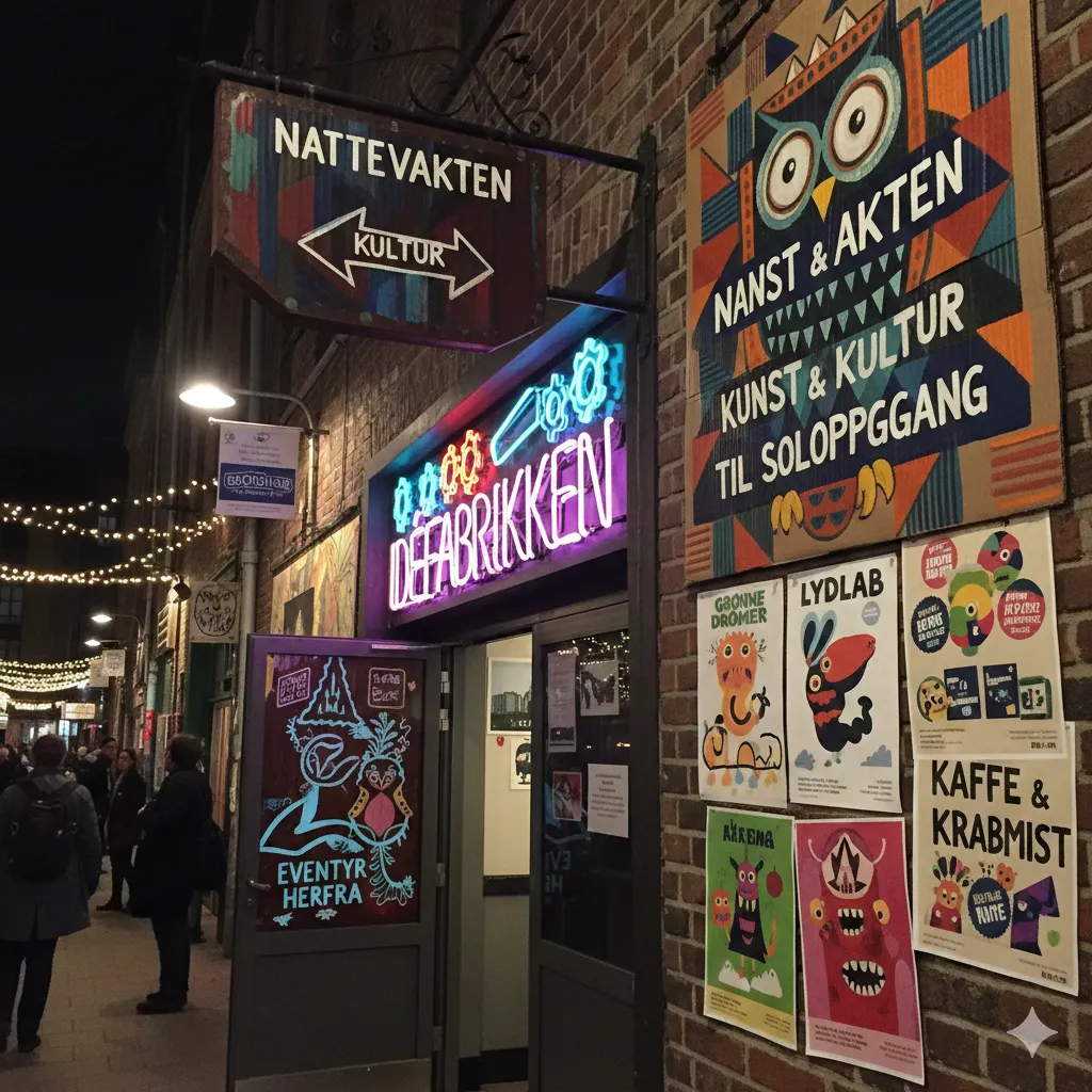 Kreative plakater og skilt